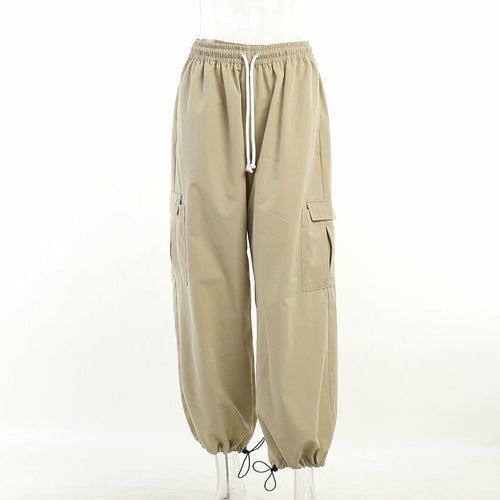 Loose Tie-Belt Straight-Leg Pants