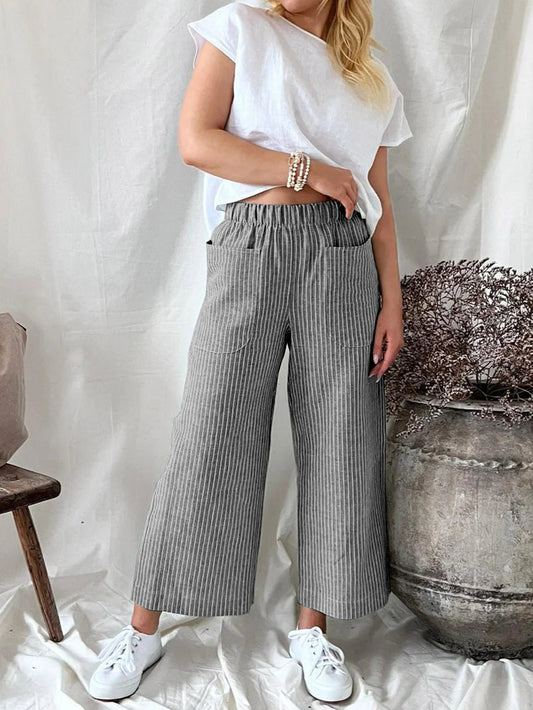 Loose Fashion Casual Straight Leg Pants for Women